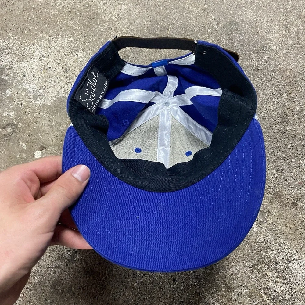 Staint Louis University Billikens Rope Cap Strap Back Adjustable Blue Retro Wear